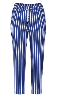 Брюки в полоску на кулиске