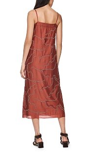 Платье с бисером