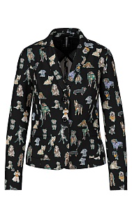 Пиджак с принтом