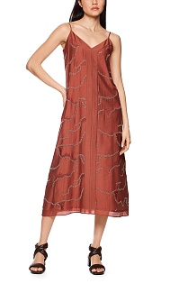 Платье с бисером