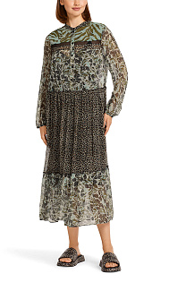 Многоярусное платье Marc Cain, US21.12W47/501-C, тема Girl Scouts, сезон Весна-Лето 2023