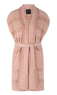 Вязаный жилет