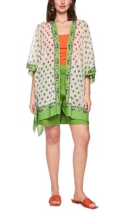 Накидка с принтом