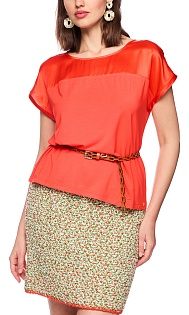 Блуза из шелка