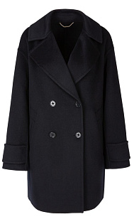 Двубортное пальто Marc Cain, RC12.03W77/395-B, тема Lady Officer, сезон Осень-Зима 2021