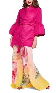 Пальто с рукавами-буфами