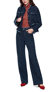 Джинсы из твида