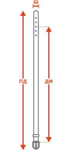 Обмеры изделия
